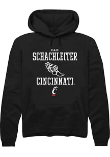 Isaac Schachleiter  Rally Cincinnati Bearcats Mens Black NIL Sport Icon Long Sleeve Hoodie