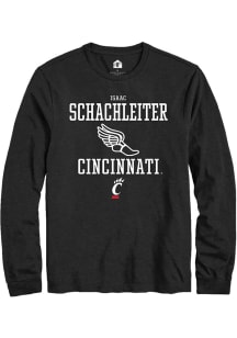 Isaac Schachleiter  Cincinnati Bearcats Black Rally NIL Sport Icon Long Sleeve T Shirt