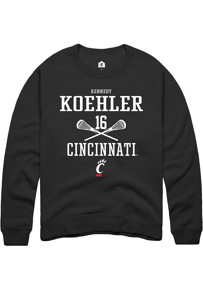 Kennedy Koehler Rally Cincinnati Bearcats Mens NIL Sport Icon Long Sleeve Crew Sweatshirt