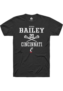 Kimora Bailey  Cincinnati Bearcats Black Rally NIL Sport Icon Short Sleeve T Shirt