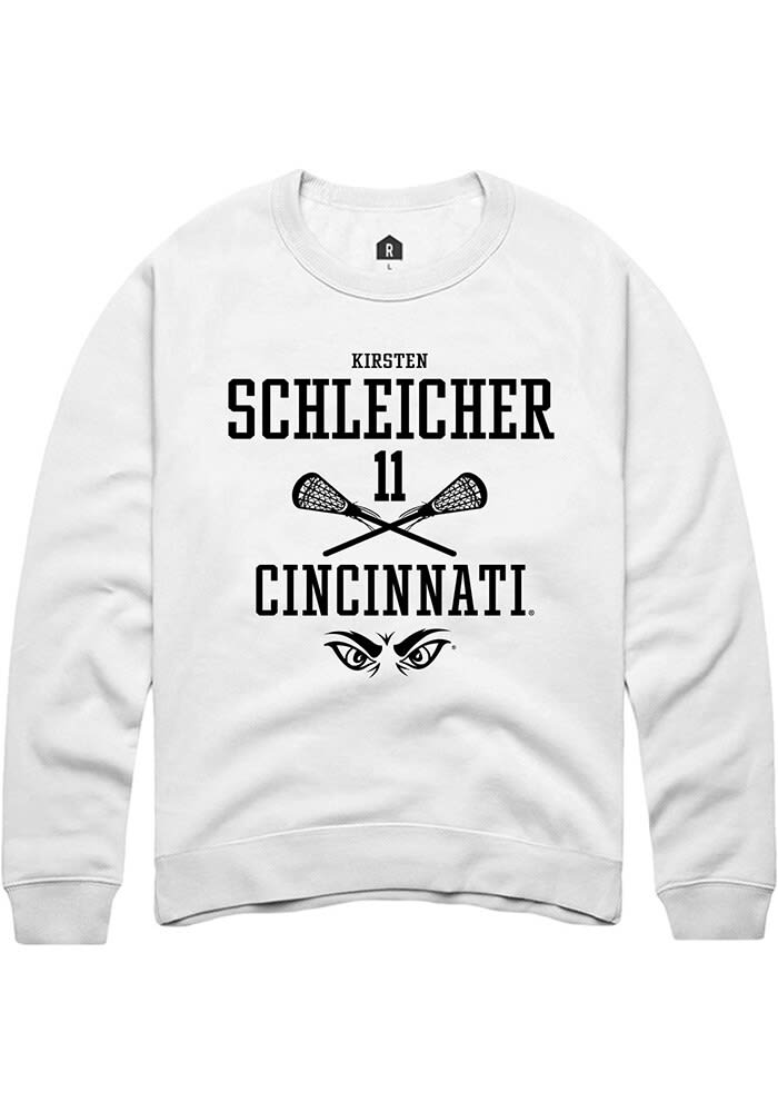 Kirsten Schleicher Rally Cincinnati Bearcats Mens NIL Sport Icon Long Sleeve Crew Sweatsh