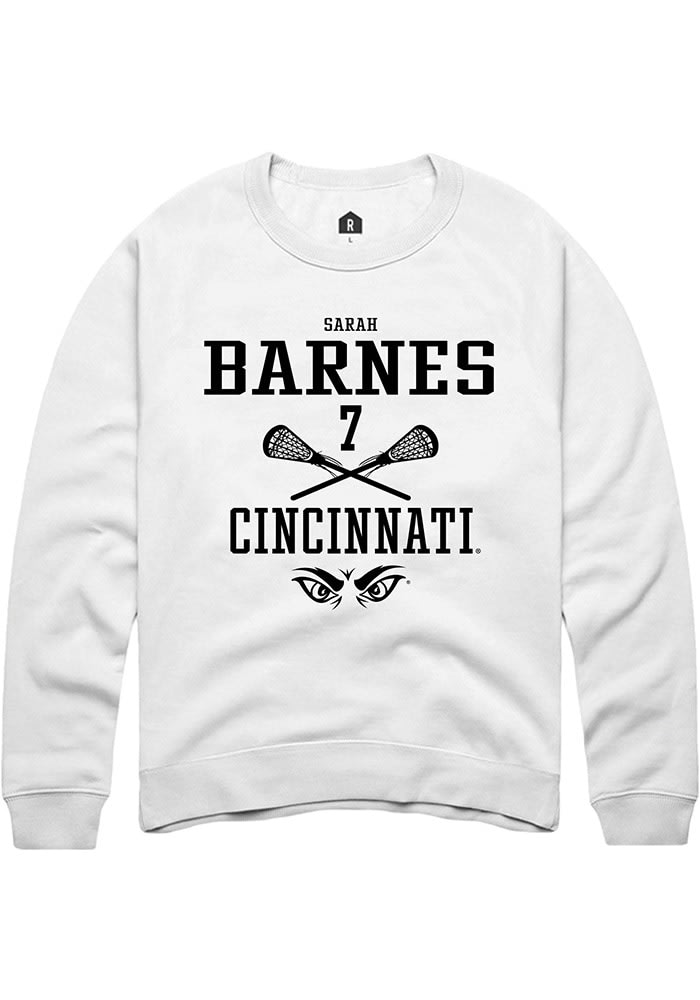 Sarah Barnes Rally Cincinnati Bearcats Mens NIL Sport Icon Long Sleeve Crew Sweatshirt