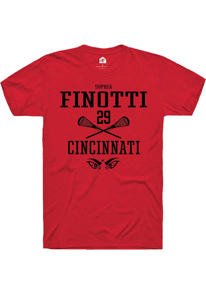 Sophia Finotti Cincinnati Bearcats Rally NIL Sport Icon Short Sleeve T Shirt