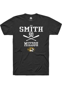 Ben Smith  Missouri Tigers Black Rally NIL Sport Icon Short Sleeve T Shirt