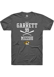Miles Garrett  Missouri Tigers Dark Grey Rally NIL Sport Icon Short Sleeve T Shirt