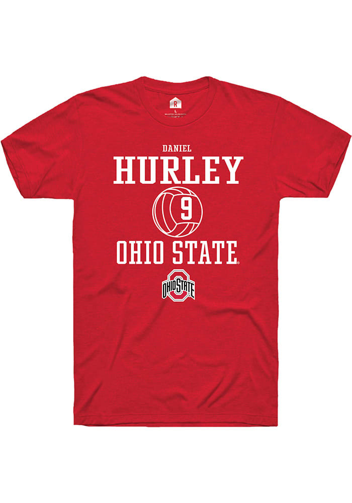 Daniel Hurley Ohio State Buckeyes Rally NIL Sport Icon Short Sleeve T Shirt