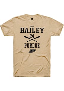 Emma Bailey Gold Purdue Boilermakers NIL Sport Icon Short Sleeve T Shirt
