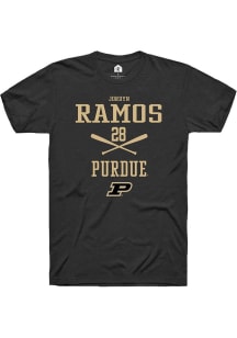 Jordyn Ramos Black Purdue Boilermakers NIL Sport Icon Short Sleeve T Shirt