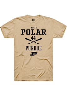 Moriah Polar Gold Purdue Boilermakers NIL Sport Icon Short Sleeve T Shirt
