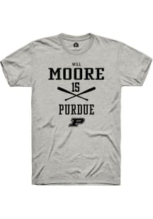 Will Moore Ash Purdue Boilermakers NIL Sport Icon Short Sleeve T Shirt