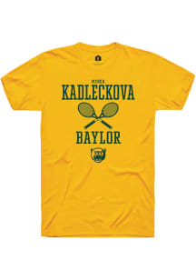 Miska Kadleckova  Baylor Bears Gold Rally NIL Sport Icon Short Sleeve T Shirt