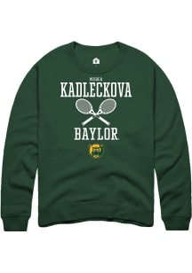 Miska Kadleckova  Rally Baylor Bears Mens Green NIL Sport Icon Long Sleeve Crew Sweatshirt