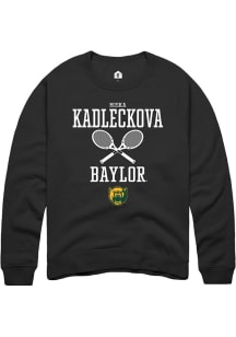 Miska Kadleckova  Rally Baylor Bears Mens Black NIL Sport Icon Long Sleeve Crew Sweatshirt