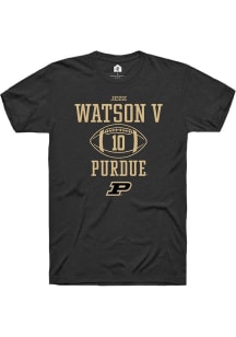 Jesse Watson V Black Purdue Boilermakers NIL Sport Icon Short Sleeve T Shirt