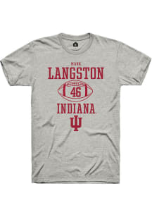 Mark Langston Ash Indiana Hoosiers NIL Sport Icon Short Sleeve T Shirt