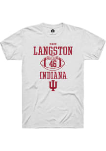 Mark Langston White Indiana Hoosiers NIL Sport Icon Short Sleeve T Shirt