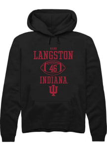 Mark Langston Rally Mens Black Indiana Hoosiers NIL Sport Icon Hooded Sweatshirt