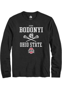 Aiden Bodonyi  Ohio State Buckeyes Black Rally NIL Sport Icon Long Sleeve T Shirt