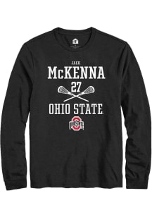 Jack McKenna  Ohio State Buckeyes Black Rally NIL Sport Icon Long Sleeve T Shirt