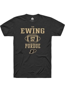 Tom Ewing Black Purdue Boilermakers NIL Sport Icon Short Sleeve T Shirt