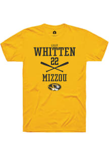 Lilly Whitten  Missouri Tigers Gold Rally NIL Sport Icon Short Sleeve T Shirt