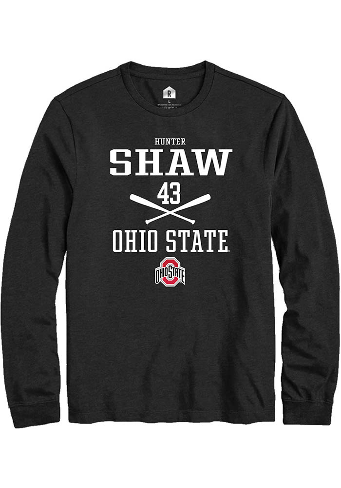 Hunter Shaw Ohio State Buckeyes Rally NIL Sport Icon Long Sleeve T Shirt