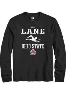 Lucas Lane  Ohio State Buckeyes Black Rally NIL Sport Icon Long Sleeve T Shirt