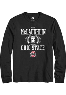 Seth McLaughlin  Ohio State Buckeyes Black Rally NIL Sport Icon Long Sleeve T Shirt