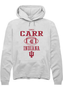 Lanell Carr  Rally Indiana Hoosiers Mens White NIL Sport Icon Long Sleeve Hoodie