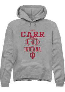 Lanell Carr  Rally Indiana Hoosiers Mens Graphite NIL Sport Icon Long Sleeve Hoodie