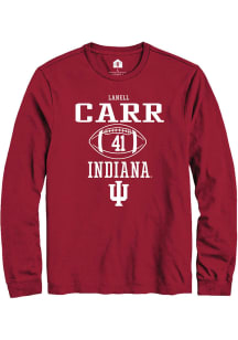 Lanell Carr  Indiana Hoosiers Red Rally NIL Sport Icon Long Sleeve T Shirt