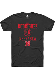 Lexi Rodriguez  Nebraska Cornhuskers Black Rally NIL Sport Icon Short Sleeve T Shirt