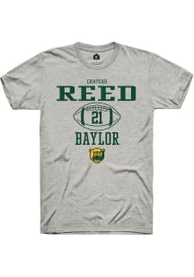 Chateau Reed  Baylor Bears Ash Rally NIL Sport Icon Short Sleeve T Shirt