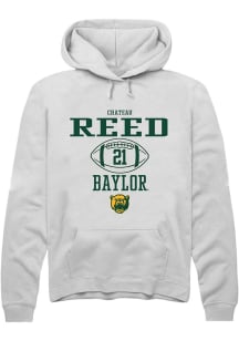 Chateau Reed  Rally Baylor Bears Mens White NIL Sport Icon Long Sleeve Hoodie