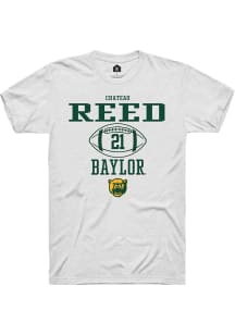 Chateau Reed  Baylor Bears White Rally NIL Sport Icon Short Sleeve T Shirt