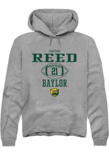 Chateau Reed  Rally Baylor Bears Mens Graphite NIL Sport Icon Long Sleeve Hoodie