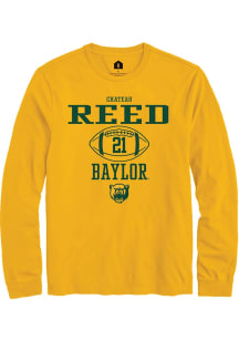 Chateau Reed  Baylor Bears Gold Rally NIL Sport Icon Long Sleeve T Shirt