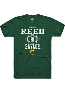 Chateau Reed  Baylor Bears Green Rally NIL Sport Icon Short Sleeve T Shirt