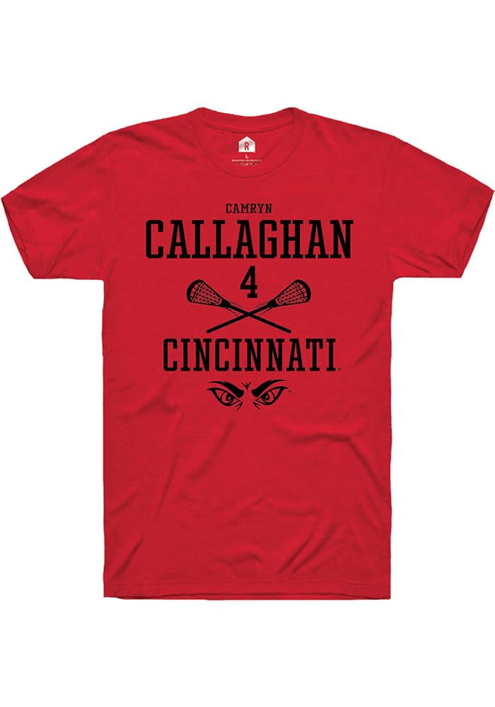 Camryn Callaghan Cincinnati Bearcats Red Rally NIL Sport Icon Short Sleeve T Shirt