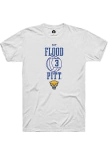 Cat Flood White Pitt Panthers NIL Sport Icon Short Sleeve T Shirt