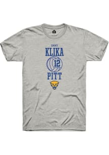 Emmy Klika Ash Pitt Panthers NIL Sport Icon Short Sleeve T Shirt