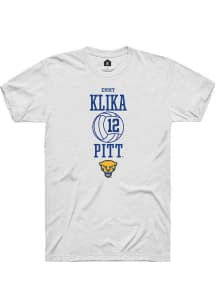 Emmy Klika White Pitt Panthers NIL Sport Icon Short Sleeve T Shirt