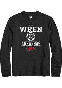 Avery Wren  Arkansas Razorbacks Black Rally NIL Sport Icon Long Sleeve T Shirt