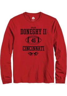 Brian Doneghy II  Cincinnati Bearcats Red Rally NIL Sport Icon Long Sleeve T Shirt