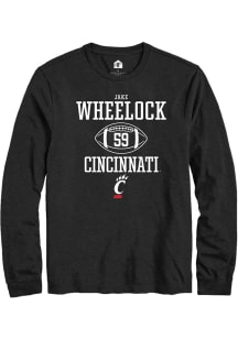 Jake Wheelock  Cincinnati Bearcats Black Rally NIL Sport Icon Long Sleeve T Shirt