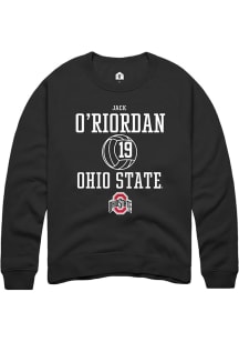 Jack O’Riordan  Rally Ohio State Buckeyes Mens Black NIL Sport Icon Long Sleeve Crew Sweatshirt