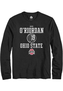 Jack O’Riordan  Ohio State Buckeyes Black Rally NIL Sport Icon Long Sleeve T Shirt