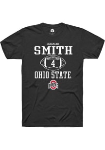 Jeremiah Smith  Ohio State Buckeyes Black Rally NIL Sport Icon Short Sleeve T Shirt