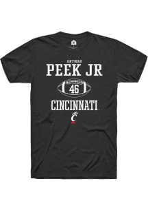 Antwan Peek Jr. Black Cincinnati Bearcats NIL Sport Icon Short Sleeve T Shirt