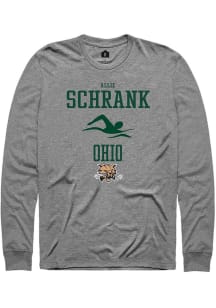 Allie Schrank  Ohio Bobcats Graphite Rally NIL Sport Icon Long Sleeve T Shirt